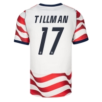 Camiseta Estados Unidos Malik Tillman #17 Primera Equipación Replica Mundial 2026 mangas cortas